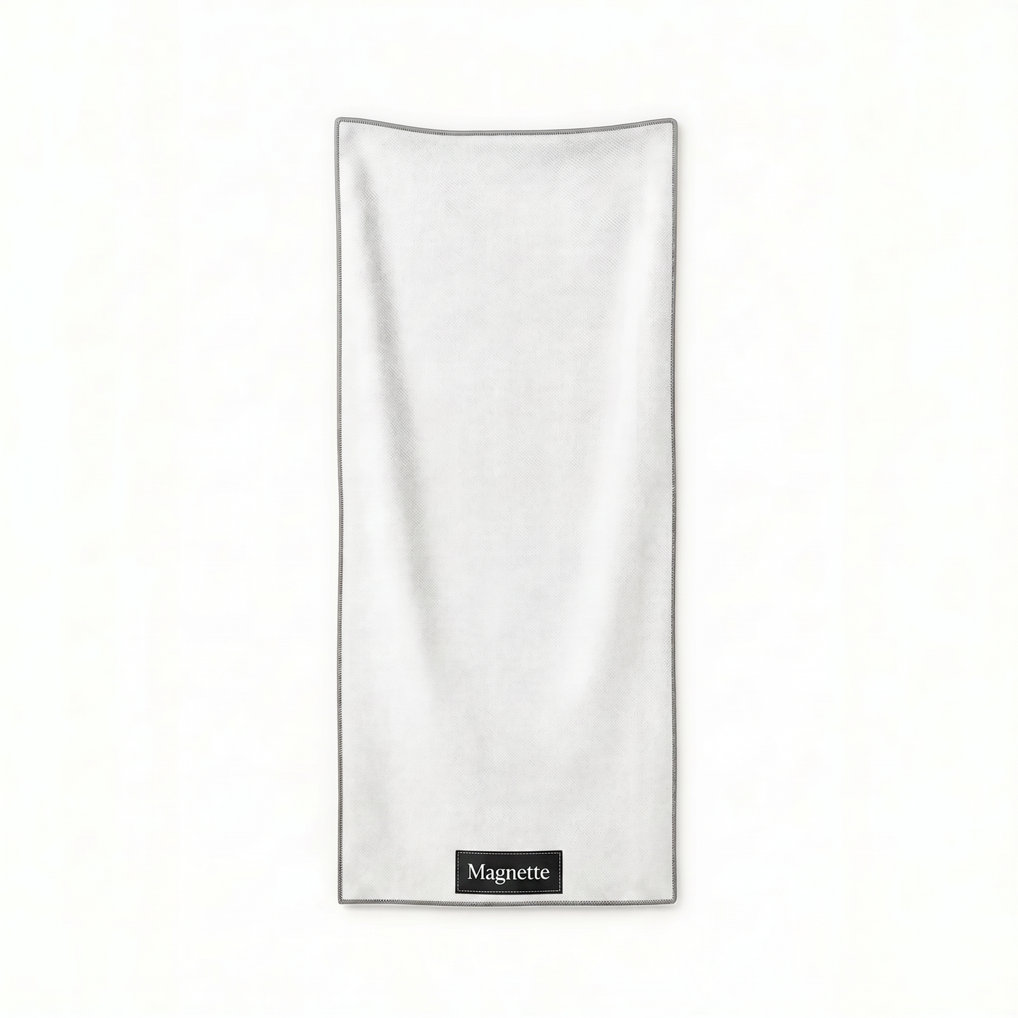 serviette aimantée magnette compacte microfibre blanche 